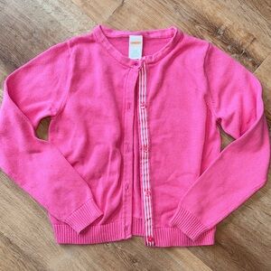 Gymboree Bright Pink Girls' Button Cardigan | 7/8 Medium